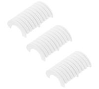 Generic Lash Adhesive Strips for Most Skin Types 3 Boxes White Resin Rubber, Safe and Gentle Convenient and Quick Application with 10 Strips Per Box on The Go Use