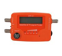 Generic LCD Display Digital Satellite Signal Meter with Built-in Buzzer for Accurate Measurement, Designed for Outdoor Enthusiasts, Orange