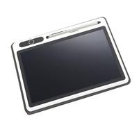 Generic LCD Writing Tablet 9 Inch Flexible Hand Painting Tool for Business Meetings, Temporary Explanations, Notes, Black & Rose Red Options (Red (with leather case))