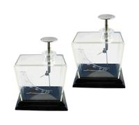 Generic Leaf Electroscope Physics Experiment Experimental Electrical Educational Test Set for Labs Physics Gadgets Foil Electroscope