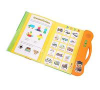 Generic Learning Sound Book Educational Toy for Kids, Odorless Orange Reading Machine with Hand-Eye Coordination Improvement, Music/Touch Reflection Feature (Orange)