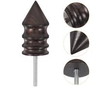 Generic Leather Burnishing Tool Polishing Stick Wooden Edge Burnisher Grinding Tip Head for DIY Leather Craft Handwork and Artwork Polishing