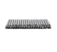 Generic Leather Craft Carbon Steel Flower Punch Hole Tool Set for Wallet/Belt 5mm 20pcs Puncher Strong Durable Handmade Decoration for Crafters,Steel