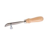 Generic Leather Edger Creaser Premium Metal with Wooden Handle for Leather Borders and Creasing, Ideal for DIY Enthusiasts
