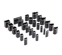 Generic Leather Hole Punch Cutter Set 26pcs Multi Shape Durable Tools for Handmade Crafts and Leather Projects