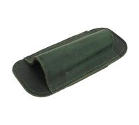 Generic Leather Knife Sheath Durable Crazy Horse Material Convenient Belt Carrier for Daily Use (Green)
