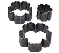 Generic Leather Punching Die Set, Incisive Flower Cutting Tools in 3 Sizes for Crafting Leather Goods, Made of Alloy Steel