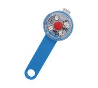 Generic LED Dog Light Pendant USB Rechargeable for Pet Bag Bike, Durable TPU ABS Material, 3 Light Modes for Various Night Scenes (Blue)