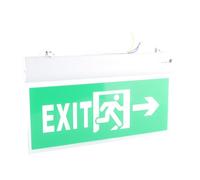 Generic LED Emergency Exit Sign Light, Acrylic Board Exit Sign, Voice Alarm with Automatic Repair, Ideal for Shopping Malls Hotels Hospitals Public Buildings