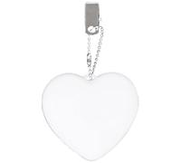 Generic LED Heart Shaped Handbag Light, Handbag Light for Purse, Touch Activated, White, ABS Material, 40g, 12s Illumination, Compact Size, Multi-Purpose Use