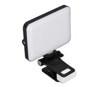 Generic LED Phone Light with Clip 3 Modes Adjustable Brightness for Selfie Streaming Vlogging Portable and Rechargeable