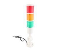 Generic LED Signal Tower Light IP54 Industrial Alarm Lamp with Buzzer for Machinery Status Red Yellow Green 1 Unit