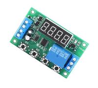 Generic LED Timer Relay Adjustable Digital Control Switch Module for Automation and Industrial Use Durable High Performance (12V)