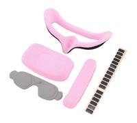 Generic Lens Cover and Face Pad Set, Sponge Foam Padding for Avata 2 Goggles 3, Light Shielding Sweat Proof Comfortable with Protective Cover for Flying Goggles (Pink)