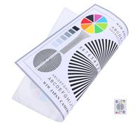 Generic Lens Test Chart for Camera and Lens Focus Calibration Sturdy Paper Design, Image Quality, for Cctv Installation and Outdoor Use