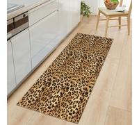 Generic Leopard Print Animal Skin Kitchen Runner Rug, Light Brown, 60x180cm, Non-Slip, Modern, Unisex, Home & Kitchen