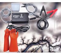 Generic Lichtenberg Machine Fractal Burning Kit - 10kV Wood Burning Kit with Neon Sign Transformer, Safety Gloves & Foot Switch | Professional Woodworking Tools & Accessories for Fractal Wood Art