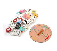 Generic Life Cycle Kit Educational Toy Set for Understanding Ecosystems and Food Webs for Preschool Kids, Felt Material with 61 Pieces