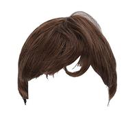 Generic Light Brown Wig, Synthetic Hair With Fluffy Texture Mens Wig Toupee Hair for Men Light Brown for Fashion and Daily Wear