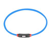 Generic Light Up Dog Collar, Glow In The Dark Dog Collar Glowing Pet for Medium Small USB Rechargeable Led Led for Night Walking Lighted Necklace (Blue Light)