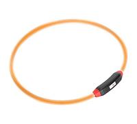 Generic Light Up Dog Collar, Glowing Pet Collar for Medium Small Dogs USB Rechargeable Led Led Glow In The Dark for Night Walking Lighted Necklace (Yellow Light)