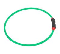 Generic Light Up Dog Collar, Glowing Pet Collar for Medium Small Dogs USB Rechargeable Led Led Glow In The Dark for Night Walking Lighted Necklace (Green Light)