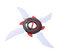 Generic Light Up Flyers Set Interactive LED Flying Discs for Kids Outdoor Play Fun 22.44in Size (Black Red)