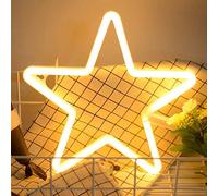 Generic Light Up Star, Star Shaped LED Neon Light Shaped Lighted Decor Home Party