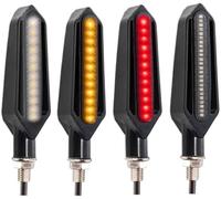 Generic Lights Motorcycle 24led Motorcycle Turn Signals Motorcycle Flasher Light Built Relay Indicator Drl Stop Signals Blinker