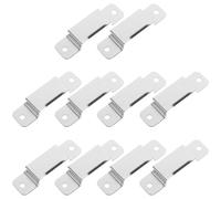 Generic Lightweight Iron Tape Measure Belt Clip Holder Multi-purpose Tape Measure Holder Tool Belt Clip 10pcs with Convex Shape for Secure Tool Organizers and Easy Access