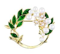 Generic Lily Of The Valley Brooch Gifts, Queen Elizabeth's Favourite Flower White
