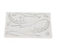 Generic Lily of The Valley Silicone Mold, Flower Shaped Chocolate Cake Fondant Mold for Baking Craft, with Microwave Oven Dishwasher Safe -40℃ to 230℃ Temperature Resistant