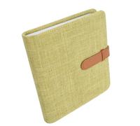 Generic Linen Hardcover Large Capacity Photo Album for 12 11 7, 288 Pockets Linen Cover Album for 3 Inch Photos, High Transparency PU Leather Cover, Suitable for Various Occasions (Green)