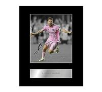 Generic Lionel Messi IM Pre Printed Signature Signed Mounted Photo Display #11 Printed Autograph Picture 10x8 Inch Wall Art for Living Room