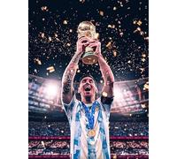 Generic Lionel Messi Poster Football Player Wall Art Picture A4