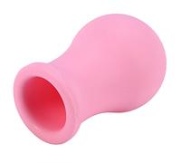 Generic Lip Plumper Enhancing Vase-shaped Device for Fuller Lips, Fewer Lines, Portable Use for All Ages - Pink PVC & Silicone 3.15 X 1.57"