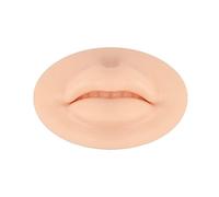 Generic Lips Practice Skin Soft 3D Silicone Lip Model Reusable Imitation Multipurpose Waterproof Makeup Accessory Suitable for Beginners Training Te
