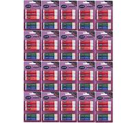 Generic Lipsilk Flavoured Lip Balm (20 x 5 Pack) - Moisturising, Softening, Soothing - Strawberry, Cherry, Peach, Aloe Vera, Peppermint - Lip Balm