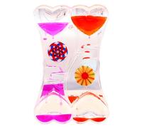 Generic Liquid Motion Sensory Toy for Relaxation,Liquid Motion Bubble Timer,Color Lava Lamp, Effective Calming Stress Relief Hourglass Toy for Kids and Adults (B)
