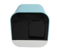 Generic Littoire Box for Cats Attached, Dative with Cat Litter with Detachable Hooded Type of Drawer with Double Path Hollow Pedal for Pet (Blue)