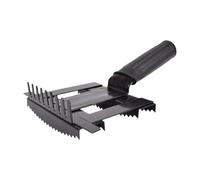 Generic Livestock Comb, Grooming Brush, Portable, for Farm Use, Double-Sided Bull Bristle Brush, Hair Removal Tool for Horses And, Black