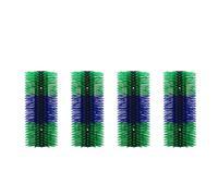 Generic Livestock Scratcher Brush Heavy Duty Set of 4 for Horses Cows Sheep Pigs Durable Plastic and Nylon Material