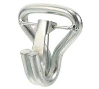 Generic Load Securing Hook Self Locking for Freight Logistics Application | Ratchet Strap Hook, Heavy-Duty Metal Rigging Replacement Hook for Lashing Strap, Quick Install On Commercial Trucks