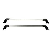 Generic Lockable Roof Rack Cross Bars Compatible with BMW X3 G45 2025-2026 2PCS Aluminum Crossbars with Security Key System 75kg Dynamic Load Capacity Flush Rail Cargo Carrier(Black Silver)