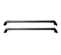 Generic Lockable Roof Rack Cross Bars Compatible with Hyundai IONIQ 9 2025-2026 2PCS Aluminum Crossbar with Security Key System 75kg Dynamic Load Capacity Flush Rail Cargo Carrier(Black)