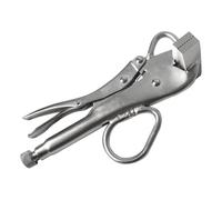 Generic Locking Sheet Metal Pliers 10 inch, Premium Extra Wide Duck Billed Pliers for Gripping Welding Sheet Metal Tools, 23cm, Silver