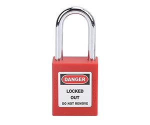 Generic Lockout Tagout Lock Resistant Steel Beam Padlock for Equipment Maintenance and Corporate Management with 2 Keys for Engineering Safety