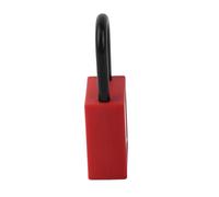 Generic Lockout Tagout Safety Padlock Red with 2 Keys for Industrial Use, Made of High Hardness Nylon, 8.3 X 3.7 X 2cm (Padlock)