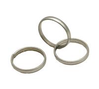 Generic Lohe Ka Challa Kale Ghode Ki Naal Iron Ring Made up of Black Horse Shoe Iron Ring for Lord Shani Dosh Upay Nivaran ShanRing Made of metal extracted from Bklack Horse's Shoe., Metallic