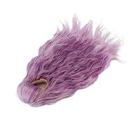 Generic Long Doll Hair Wig High Elasticity Replacement for 8.3-9.4in Dolls High Temperature Wire Fashion (Purple)